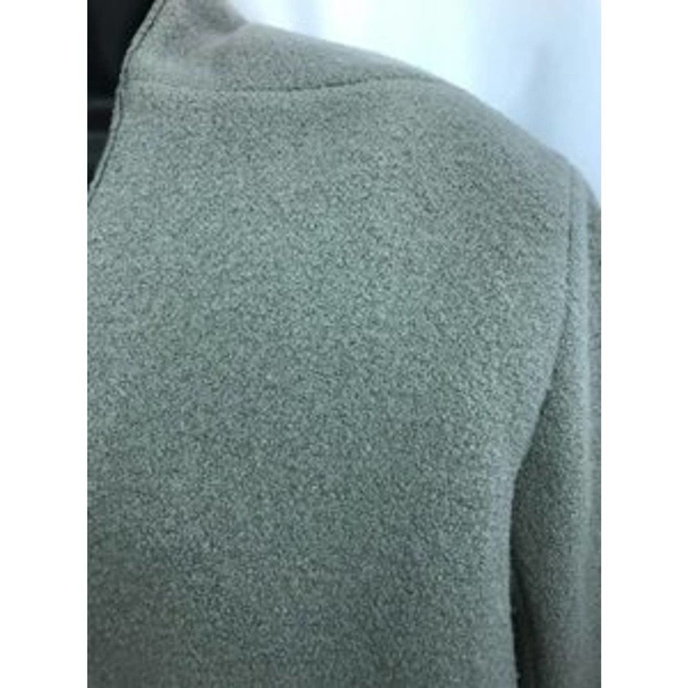 Nina Ricci Grey Knit Cropped Wool Jacket M - Picture 2 of 6